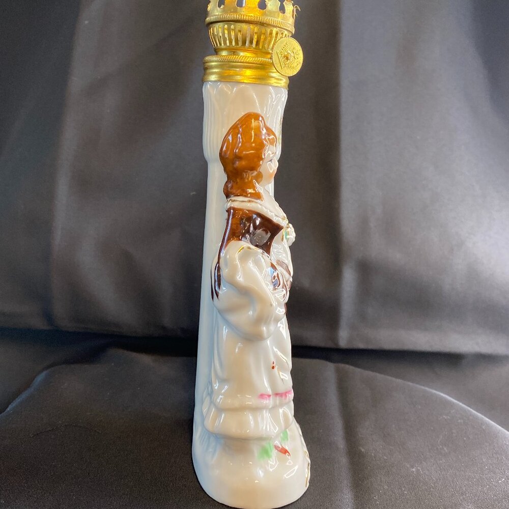 Vintage 1945-1952 Japan Nasco Del Coronado Colonial Porcelain Oil Lamp Base - Picture 3 of 12
